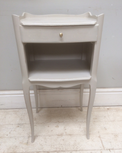 french antique bedside table